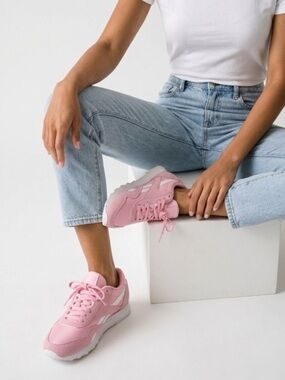 Reebok Pink Women's Classic Runner Sneakers